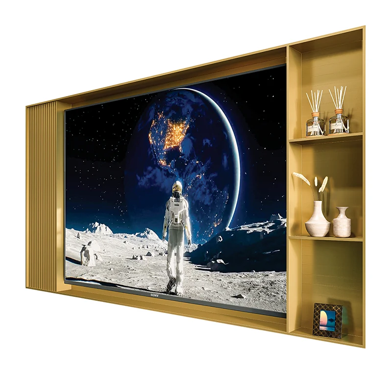 Stainless Steel Living Room Wall Cabinet